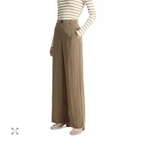 Vince Wide-Leg Brown Pants